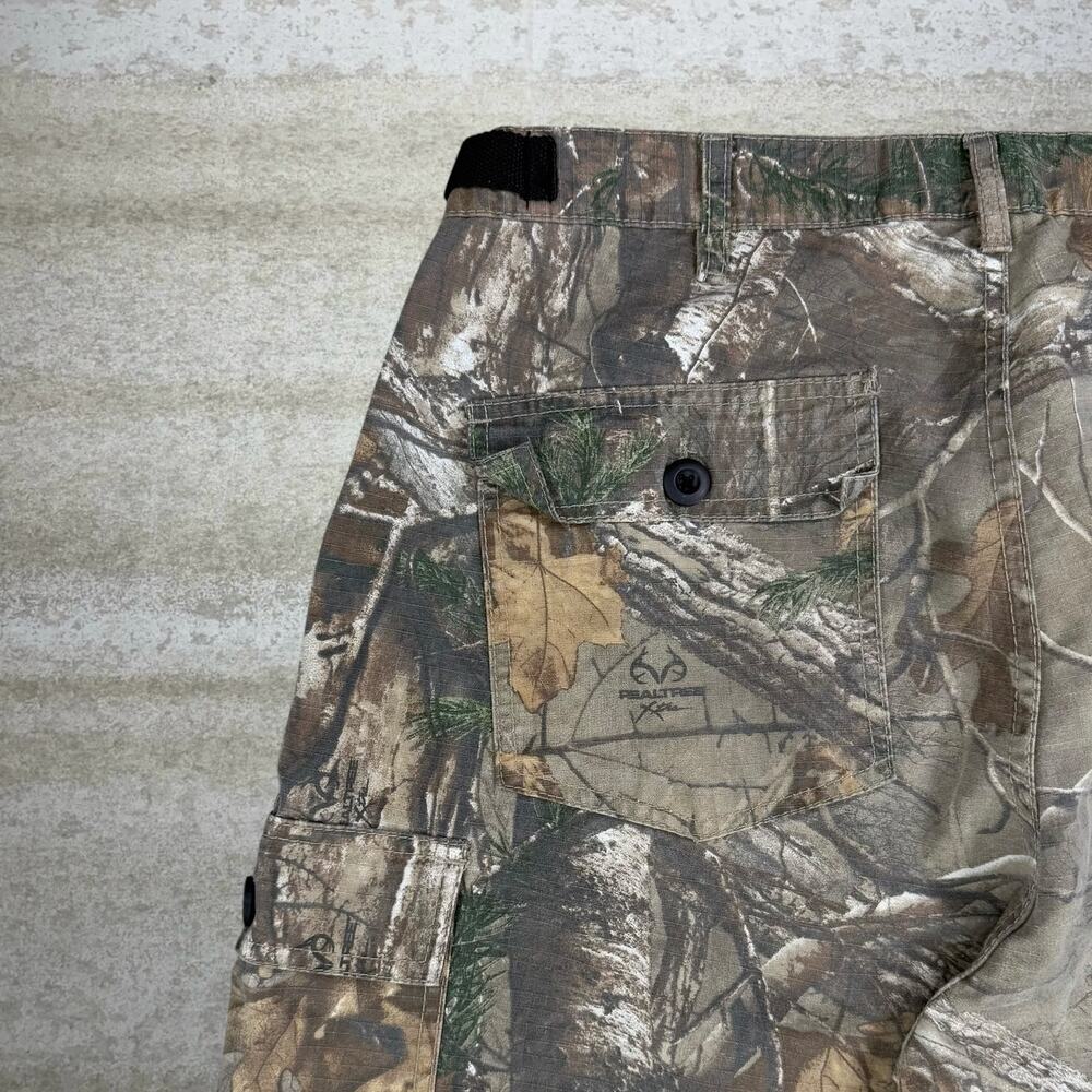 Vintage 90s Realtree Tactical Pants 36x30 Baggy Leg Hunting Camo Cargos Woodland - Picture 3 of 5